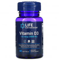 Life Extension Vitamin D3 5000 IU 60 кап